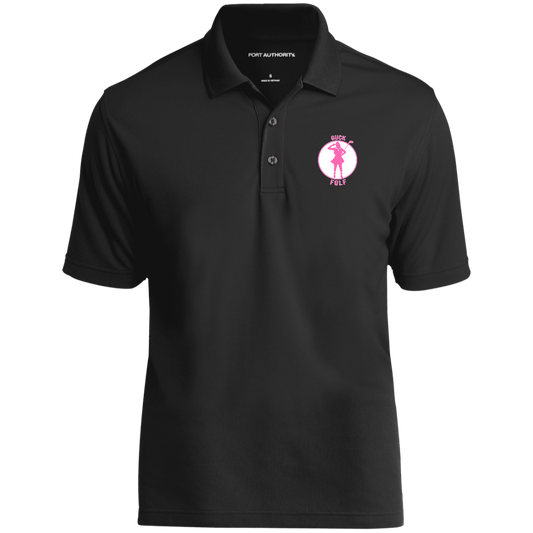 OPG Custom Design #19. GUCK FOLF. Female Edition. 100%Polyester UV Micro-Mesh Polo