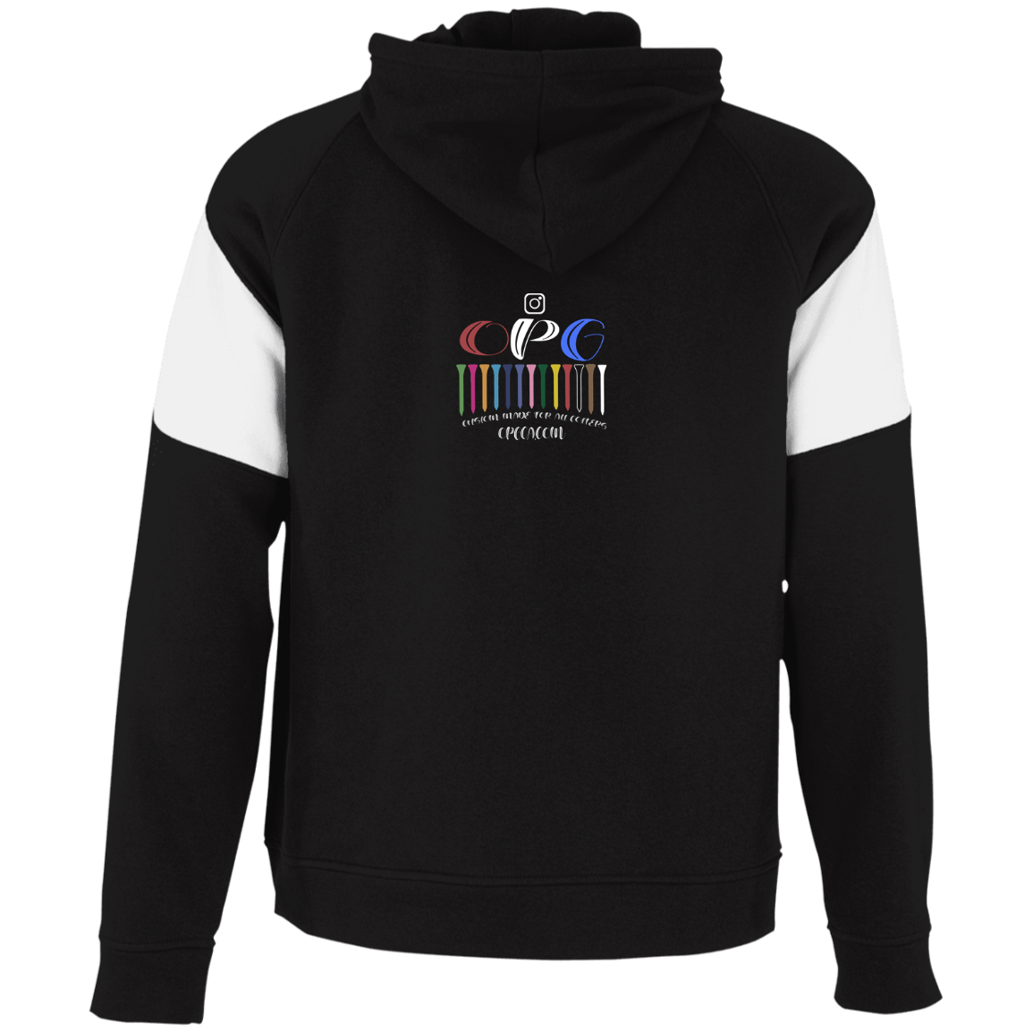 ZZZ#06 OPG Custom Design. DRIVER-SITEE & INCLUSION. Youth Athletic Colorblock Fleece Hoodie