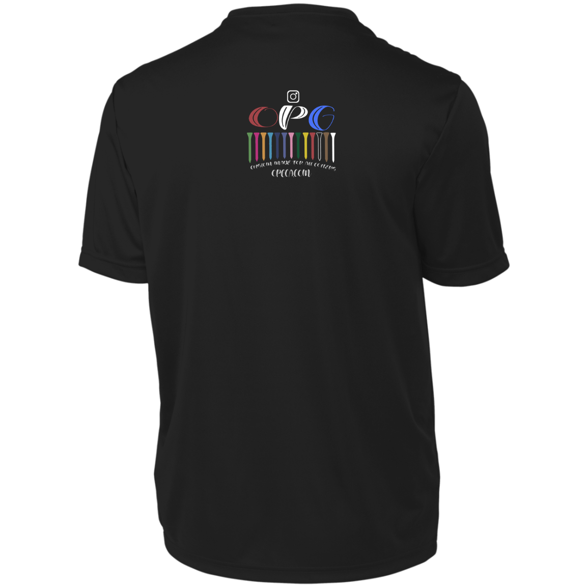 ZZZ#06 OPG Custom Design. DRIVER-SITEE & INCLUSION. Men's 100% Polyester Moisture-Wicking Tee