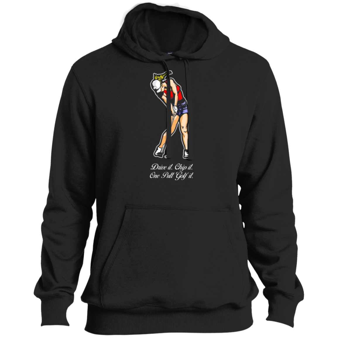 OPG Custom Design #9. Drive it. Chip it. One Putt Golf It. Golf So. Cal. Softstyle Pullover Hoodie