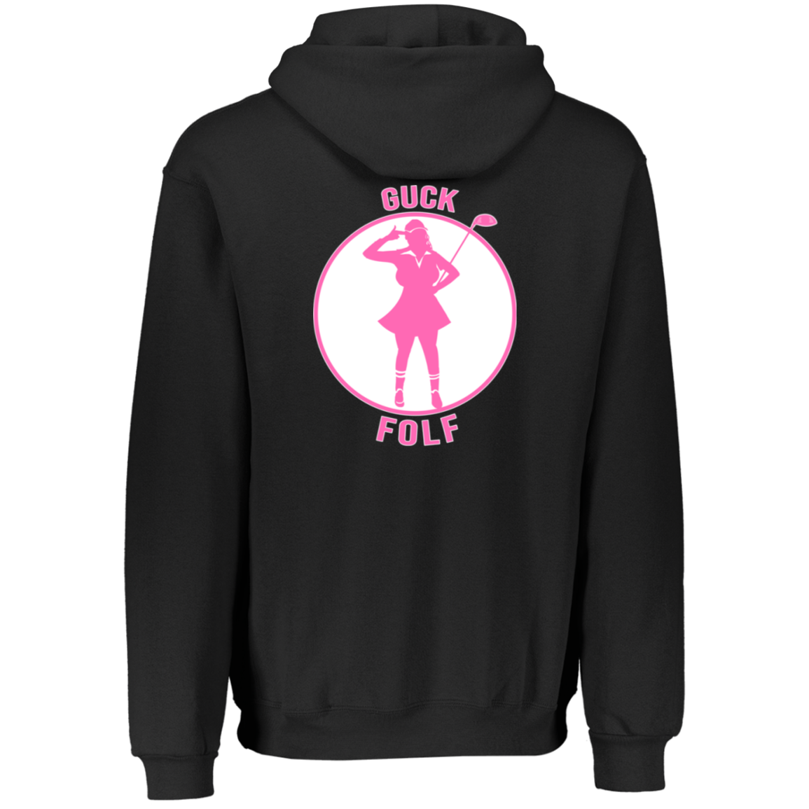 OPG Custom Design #19. GUCK FOLF. Female Edition. Youth Dri-Power Fleece Hoodie