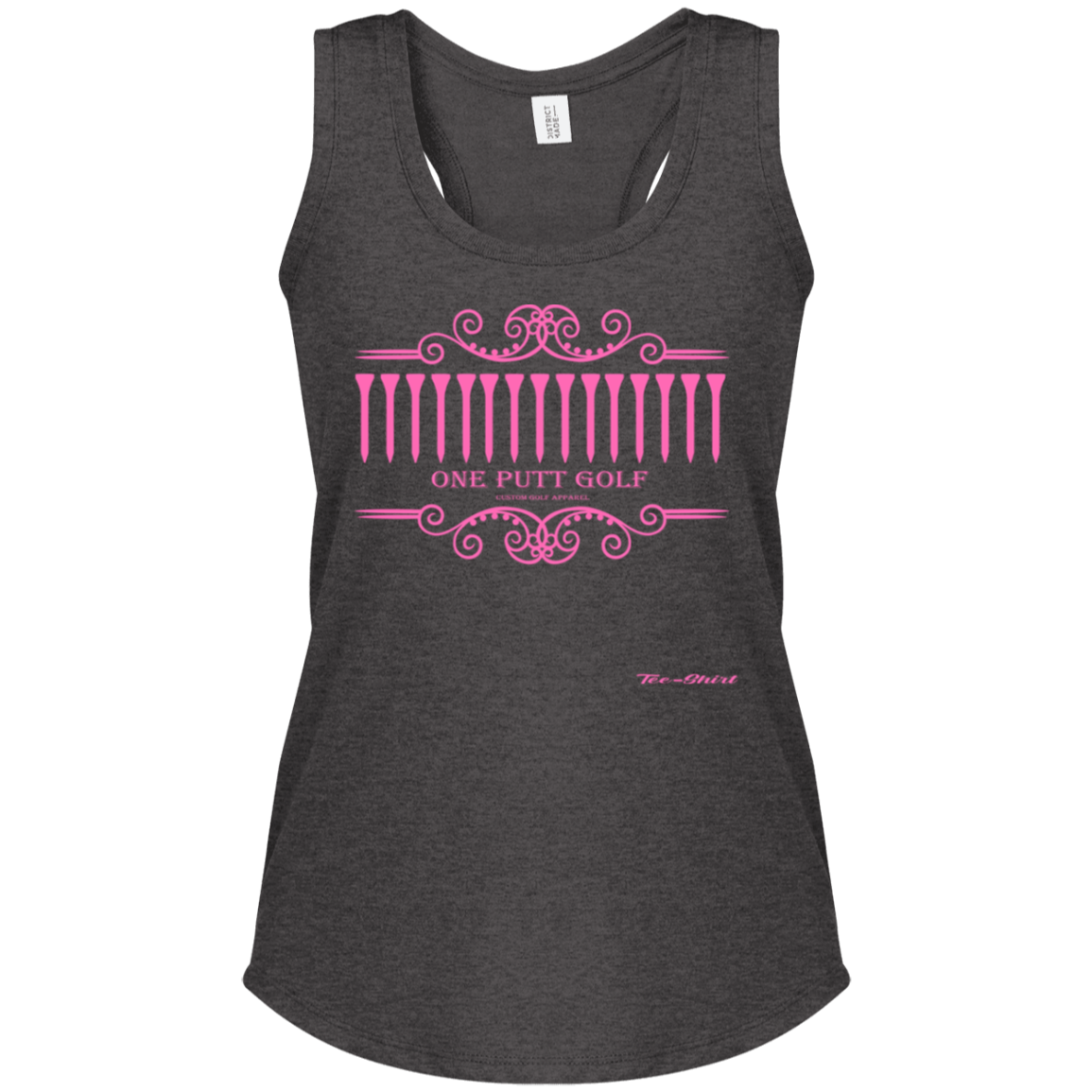 OPG Custom Design #5. Golf Tee-Shirt. Golf Humor. Ladies' Perfect Tri Racerback Tank