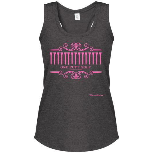 OPG Custom Design #5. Golf Tee-Shirt. Golf Humor. Ladies' Perfect Tri Racerback Tank