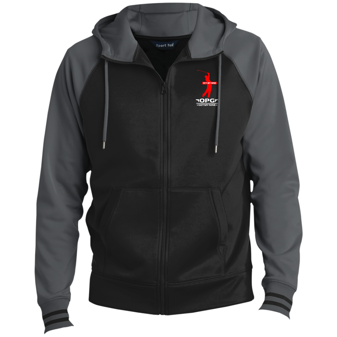 OPG Custom Design #16. Get My Nine. Male Version. Sport-Wick® Full-Zip Hooded Jacket