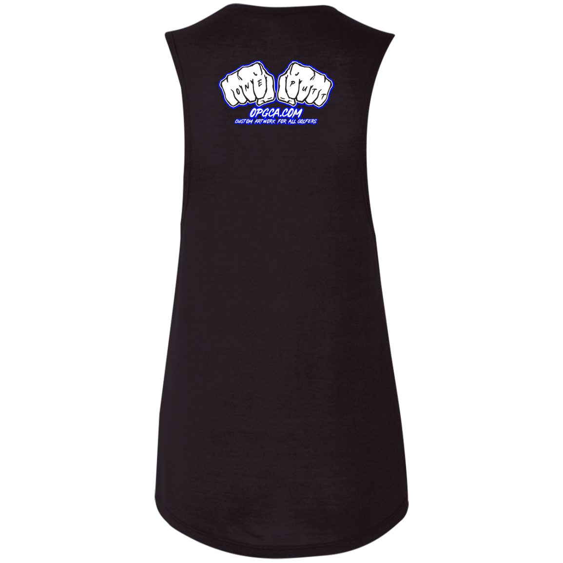 OPG Custom Design #3. Blue Tees Blues Brothers Fan Art. Ladies' Flowy Muscle Tank