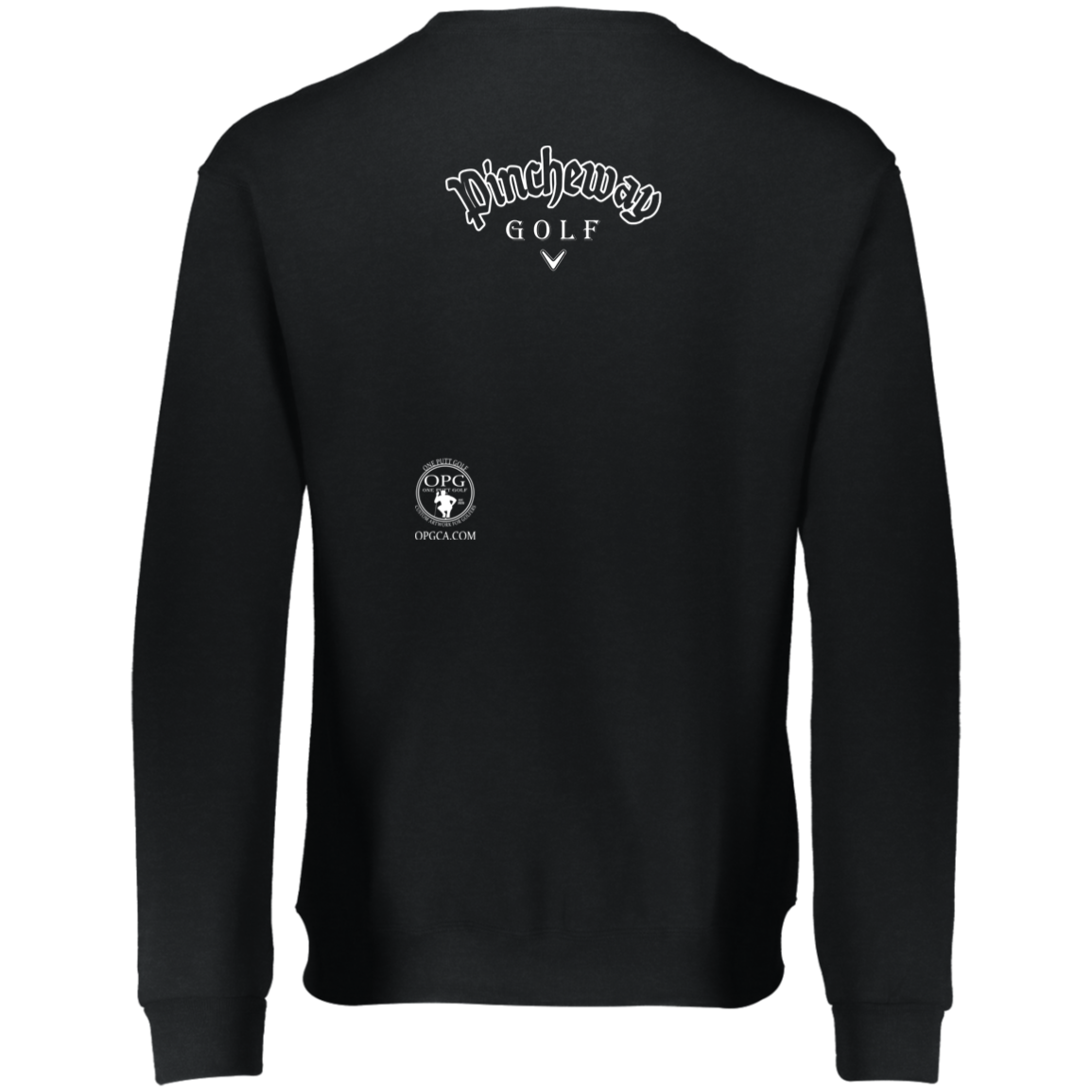 OPG Custom Artwork #27. Pincheway Golf. Dri-Power Fleece Crewneck Sweatshirt