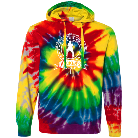 OPG Custom Design #20. 1st Annual Hackers Golf Tournament. Tie-Dyed Pullover Hoodie