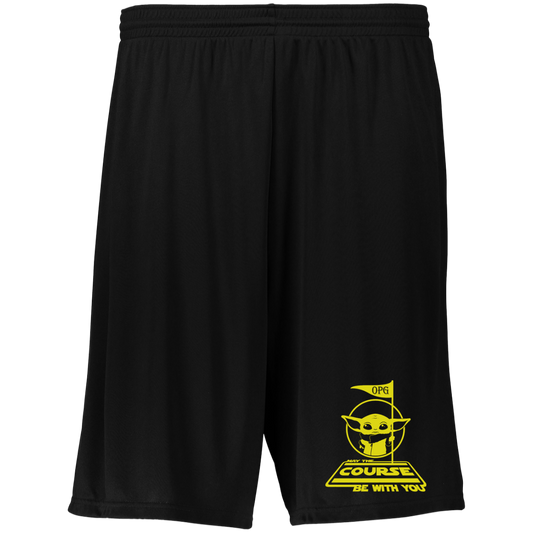 OPG Custom Design #21. May the course be with you. Parody / Fan Art. Moisture-Wicking 9 inch Inseam Training Shorts