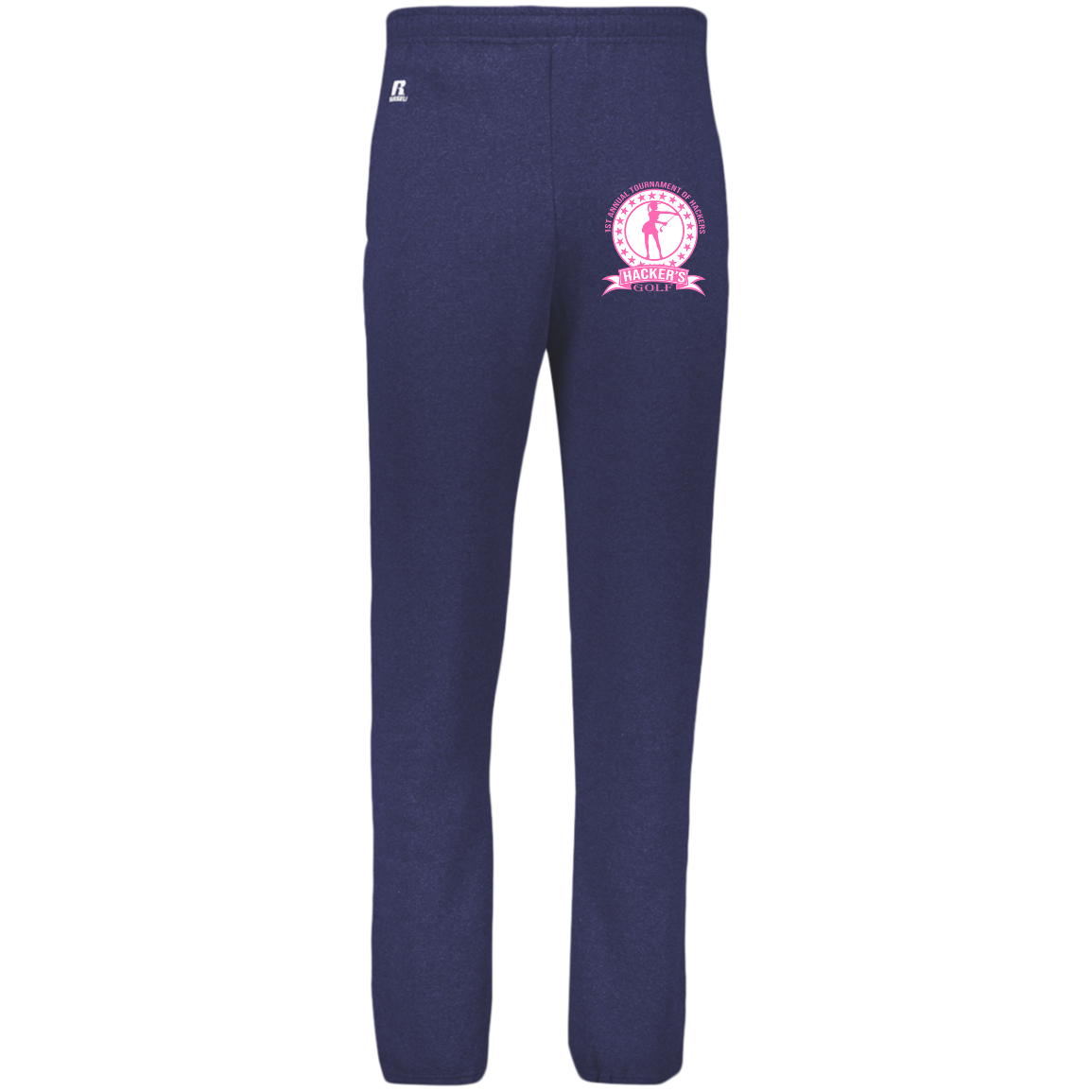 ZZZ#20 OPG Custom Design. 1st Annual Hackers Golf Tournament. Ladies Edition. Dri-Power Closed Bottom Pocket Sweatpants