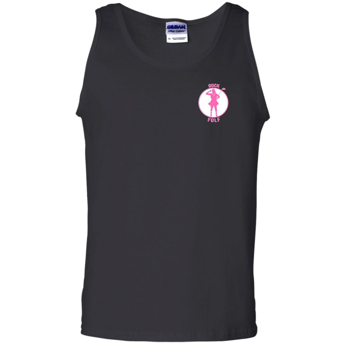 OPG Custom Design #19. GUCK FOLF. Female Edition. 6 oz 100% Cotton Tank Top