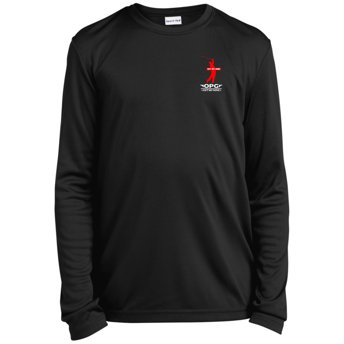 OPG Custom Design #16. Get My Nine. Male Version. Youth 100% Polyester Long Sleeve Tee