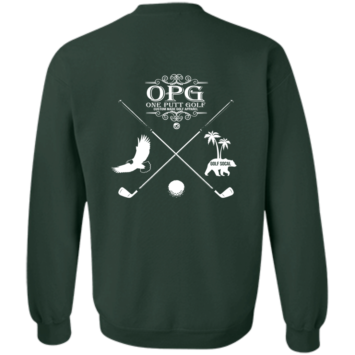 OPG Custom Design #8. Drive. Crewneck Pullover Sweatshirt