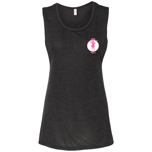 OPG Custom Design #19. GUCK FOLF. Female Edition. Ladies' Flowy Muscle Tank