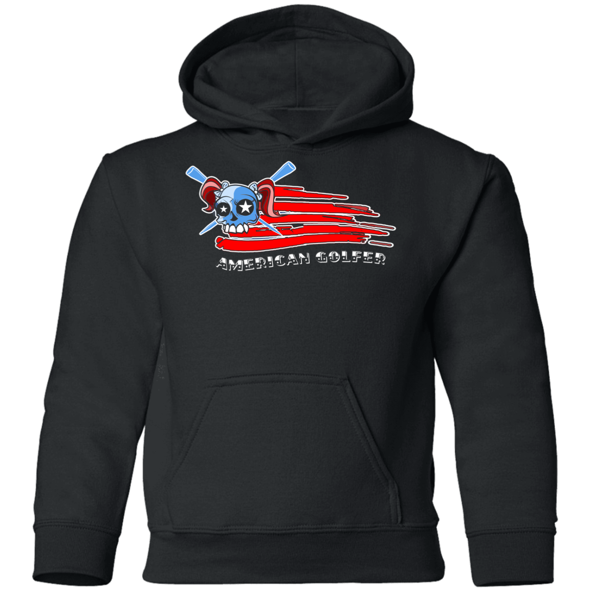 OPG Custom Design #12. Golf America. Girls Edition. Youth Hoodie