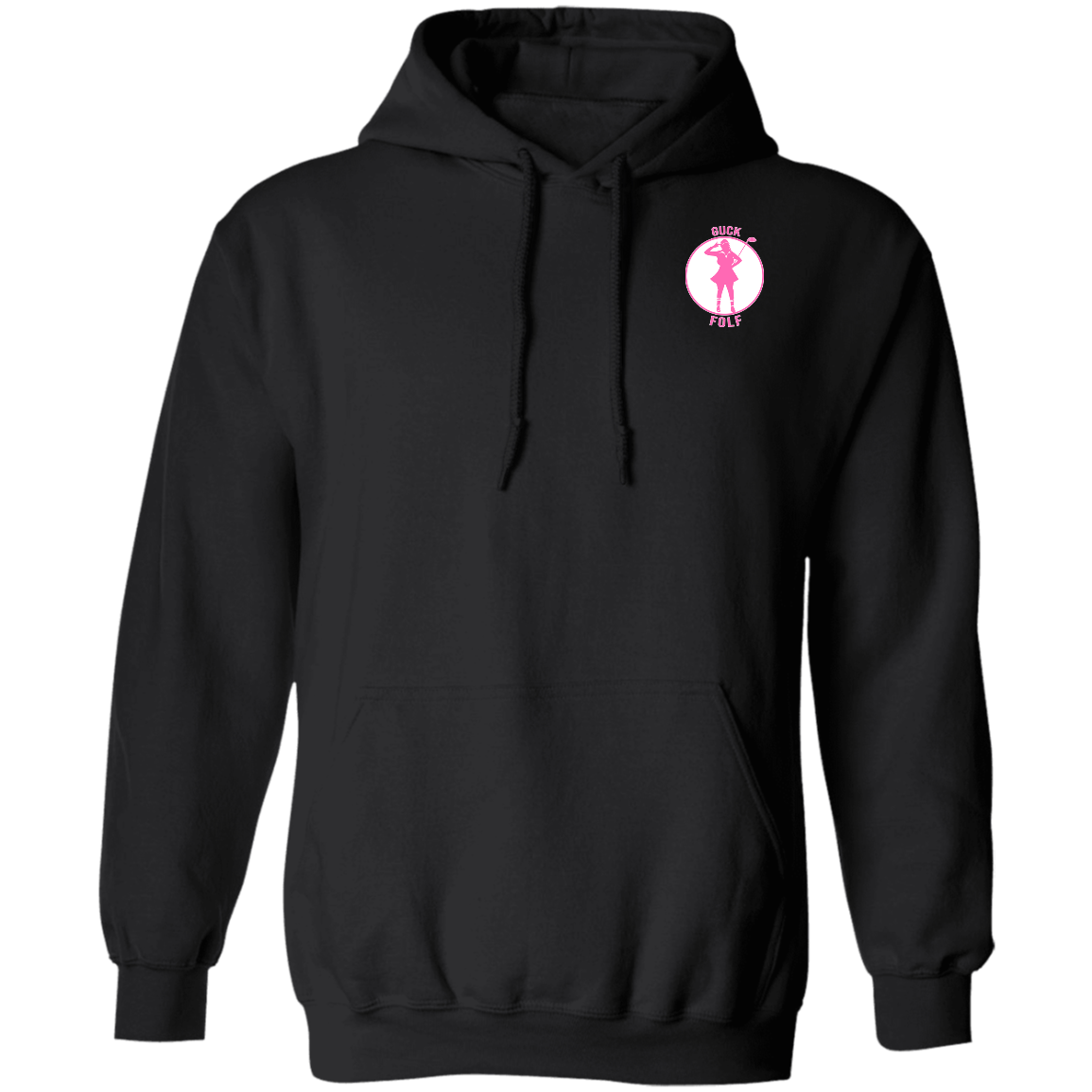 OPG Custom Design #19. GUCK FOLF. Female Edition. Basic Pullover Hoodie