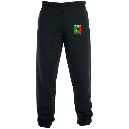 OPG Custom Design #22. One Putt / One Love Parody with Fan Art. Male Edition. Sweatpants with Pockets