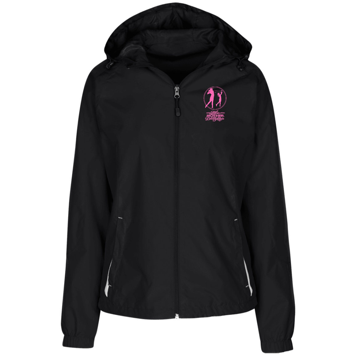 ZZZ#07 OPG Custom Design. Like Mother like Daughter. Ladies' Jersey-Lined Hooded Windbreaker