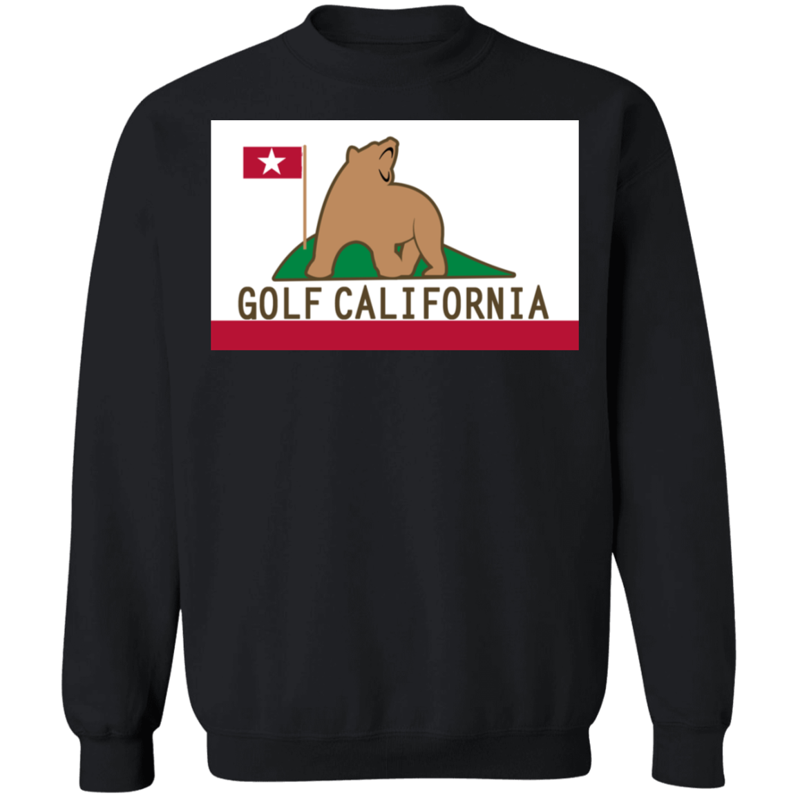 OPG Custom Design #14. Golf California. Crewneck Pullover Sweatshirt