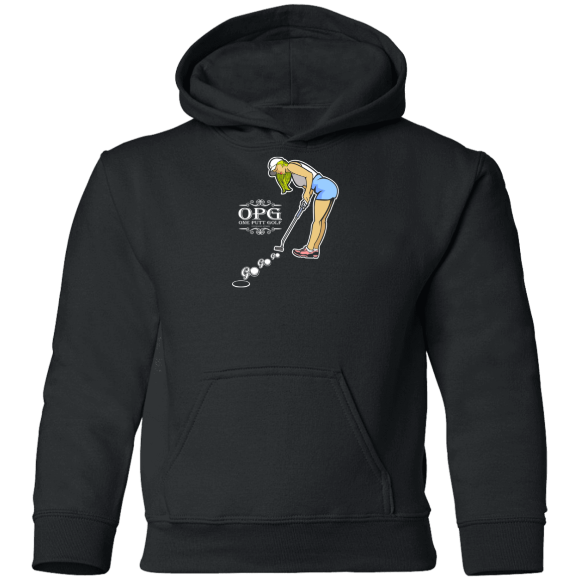 OPG Custom Design #13. Go! Go! Go! Youth Hoodie