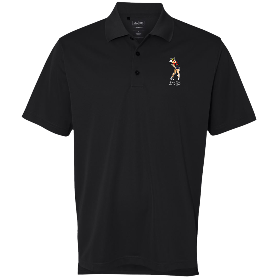 OPG Custom Design #9. Drive it. Chip it. One Putt Golf It. Golf So. Cal. Adidas Golf ClimaLite® Polo