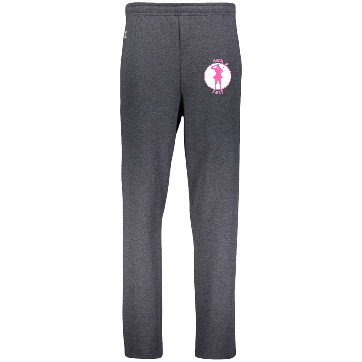 OPG Custom Design #19. GUCK FOLF. Female Edition. Dri-Power Open Bottom Pocket Sweatpants