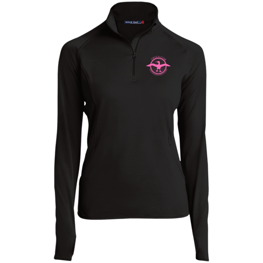 OPG Custom Artwork #1. Albatross. It's a golf thing. Ladies' 1/2 Zip Performance Pullover