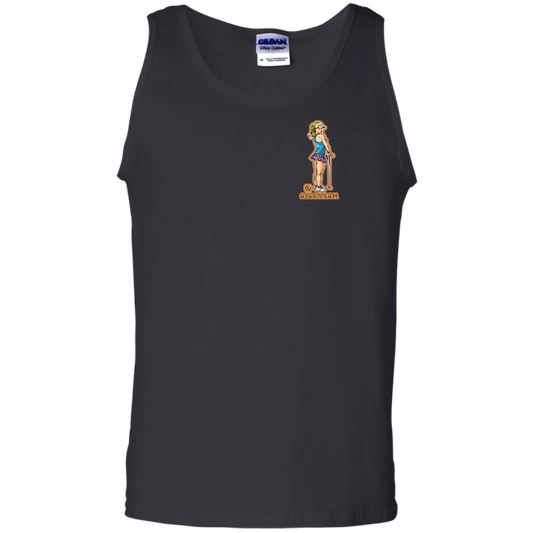 OPG Custom Design #28. Drive it. Chip it. One Putt golf it. 100% Cotton 6 oz. Tank Top