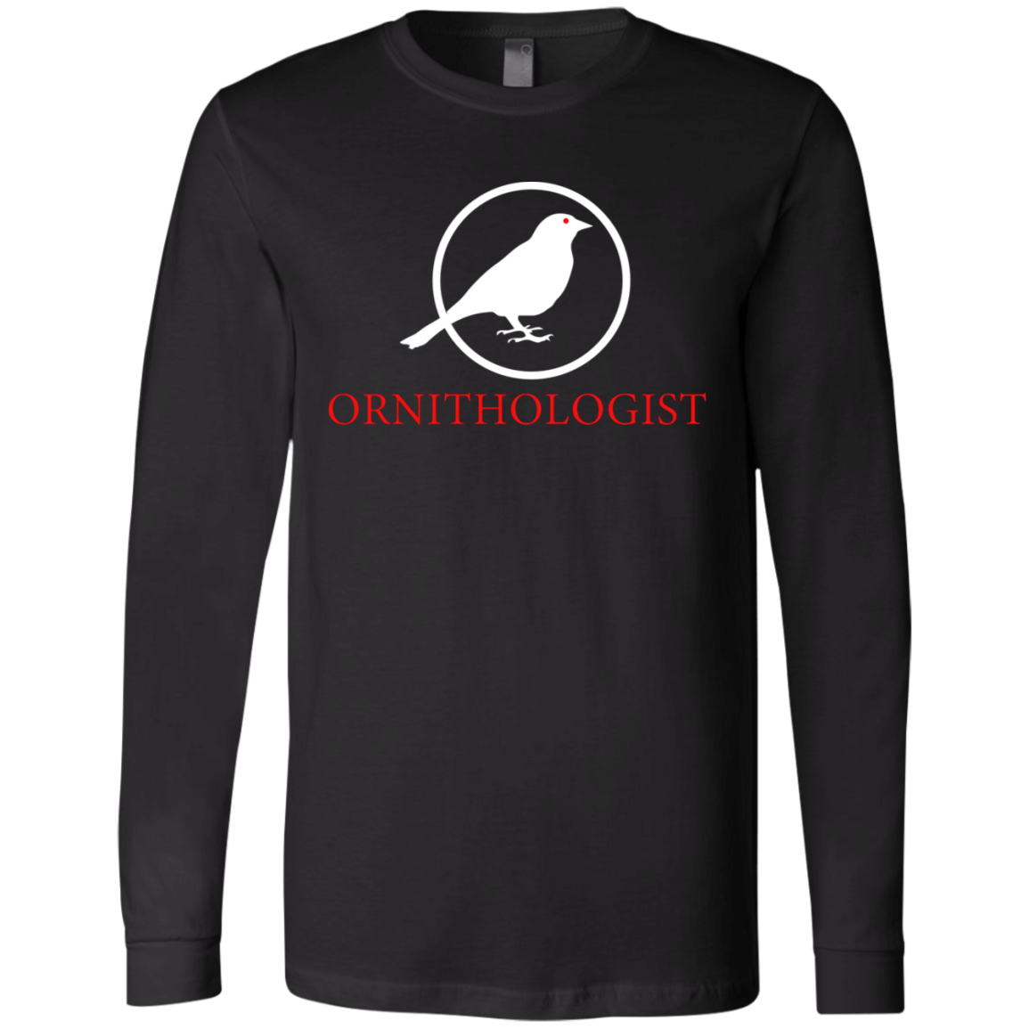 OPG Custom Design # 24. Ornithologist. A person who studies or is an expert on birds. Jersey Long Sleeve T-Shirt