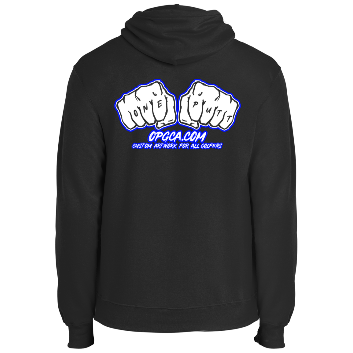 OPG Custom Design #3. Blue Tees Blues Brothers Fan Art. Fleece Pullover Hoodie