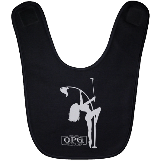 OPG Custom Design #10. Flag Pole Dancer. Baby Bib