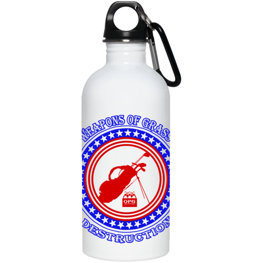 OPG Custom Design #18. Weapons of Grass Destruction. 20 oz. Stainless Steel Water Bottle