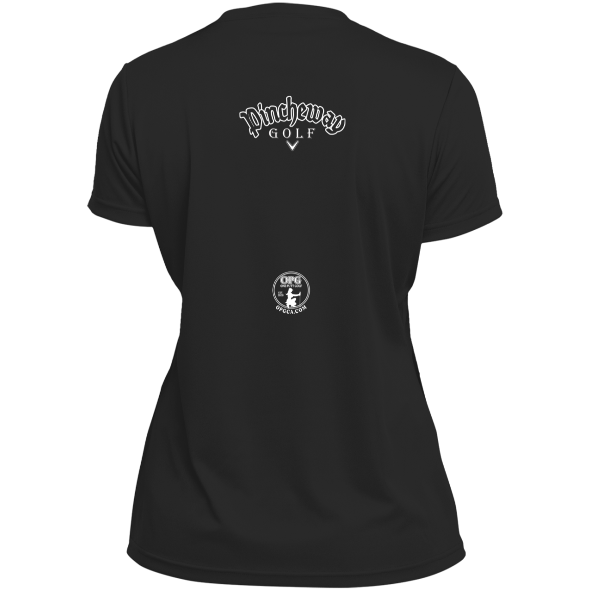 ZZZ#27 OPG Custom Design. Pincheway. Ladies’ Moisture-Wicking V-Neck Tee