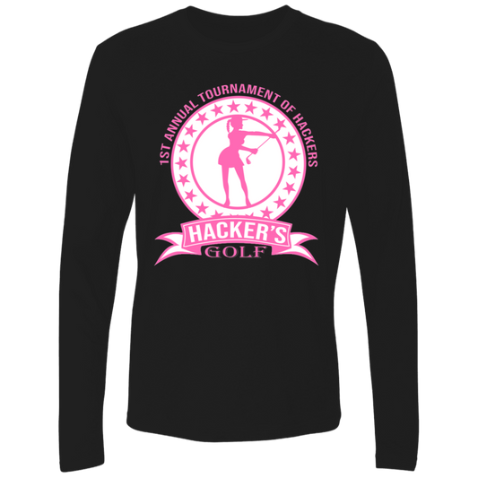 ZZZ#20 OPG Custom Design. 1st Annual Hackers Golf Tournament. Ladies Edition. 100% Combed Ringspung Cotton