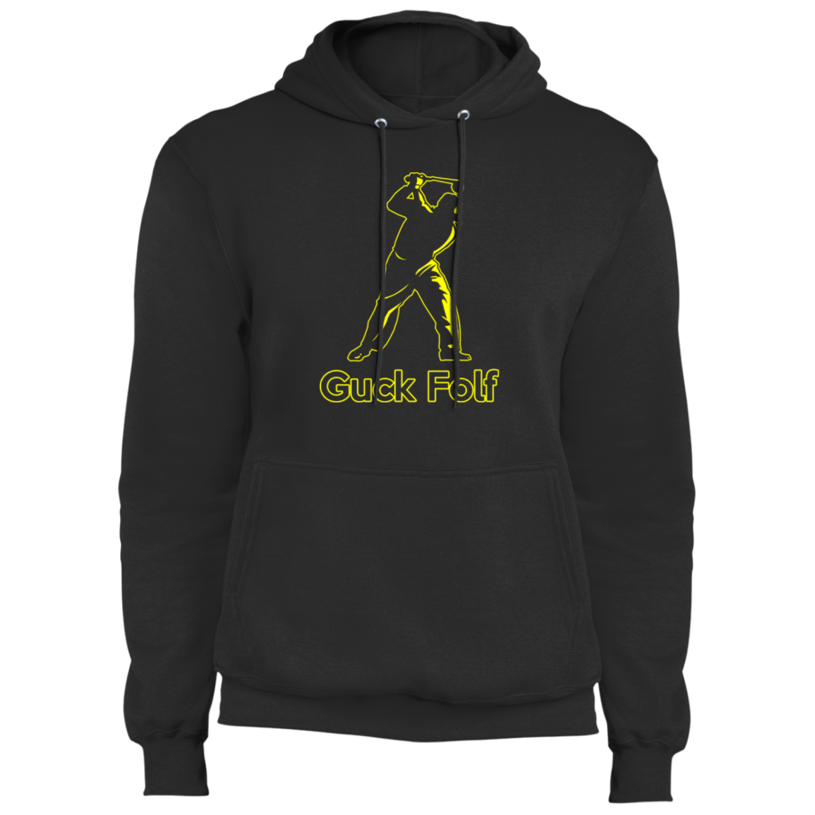 OPG Custom Design #19. GUCK FOLF. Men's Edition. Fleece Pullover Hoodie