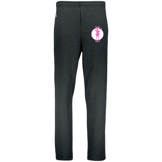 OPG Custom Design #19. GUCK FOLF. Female Edition. Dri-Power Open Bottom Pocket Sweatpants