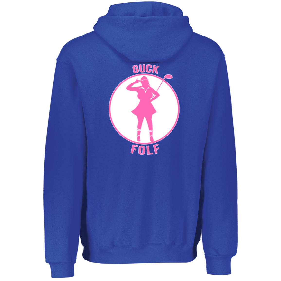 OPG Custom Design #19. GUCK FOLF. Female Edition. Youth Dri-Power Fleece Hoodie