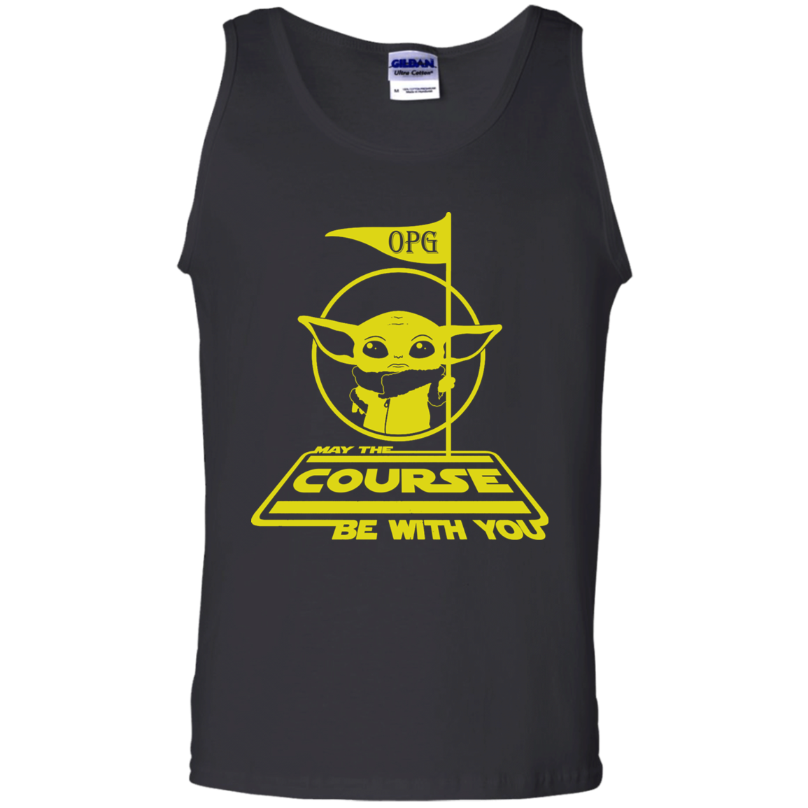 OPG Custom Design #21. May the course be with you. Parody / Fan Art. 6 oz 100% Cotton Tank Top