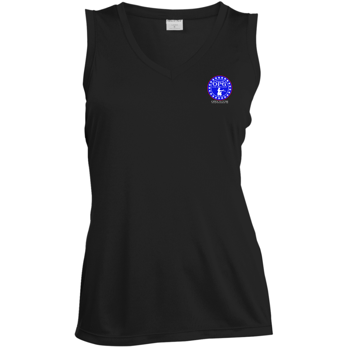 OPG Custom Design #18. Weapons of Grass Destruction. Ladies' Sleeveless V-Neck