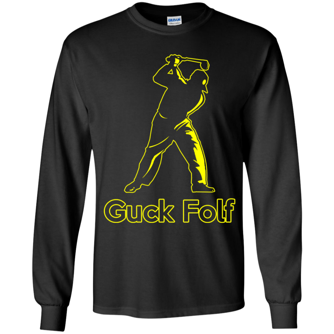 OPG Custom Design #19. GUCK FOLF. Men's Edition. Youth Long Sleeve T-Shirt