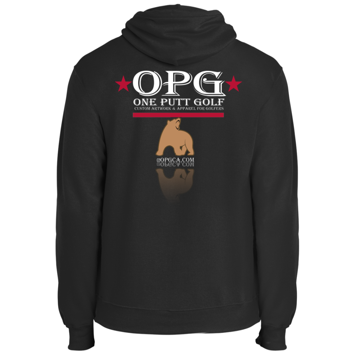 OPG Custom Design #14. Golf California. Fleece Pullover Hoodie