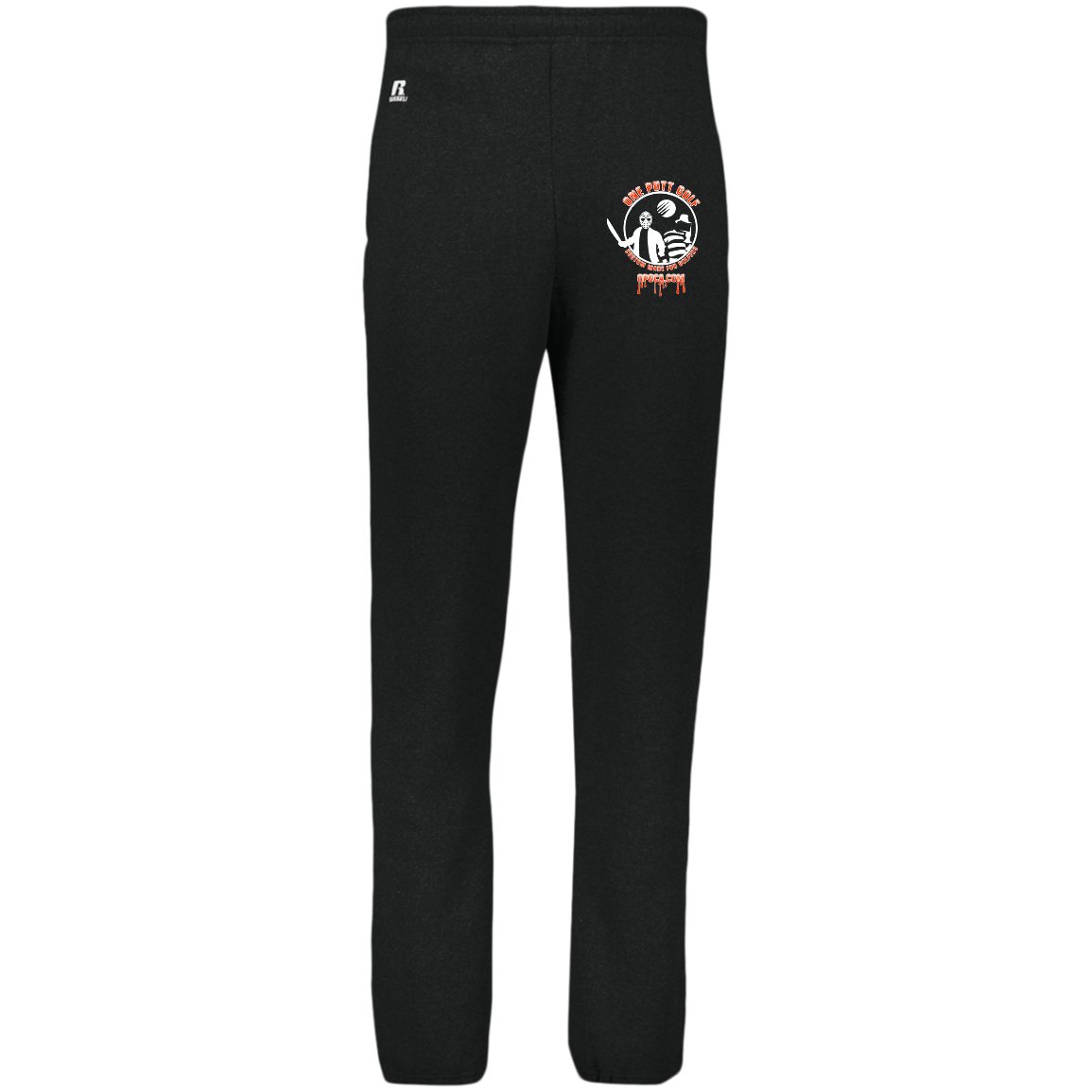 OPG Custom Design #23. Hack N Slice Golf. Freddy and Jason Fan Art. Dri-Power Closed Bottom Pocket Sweatpants