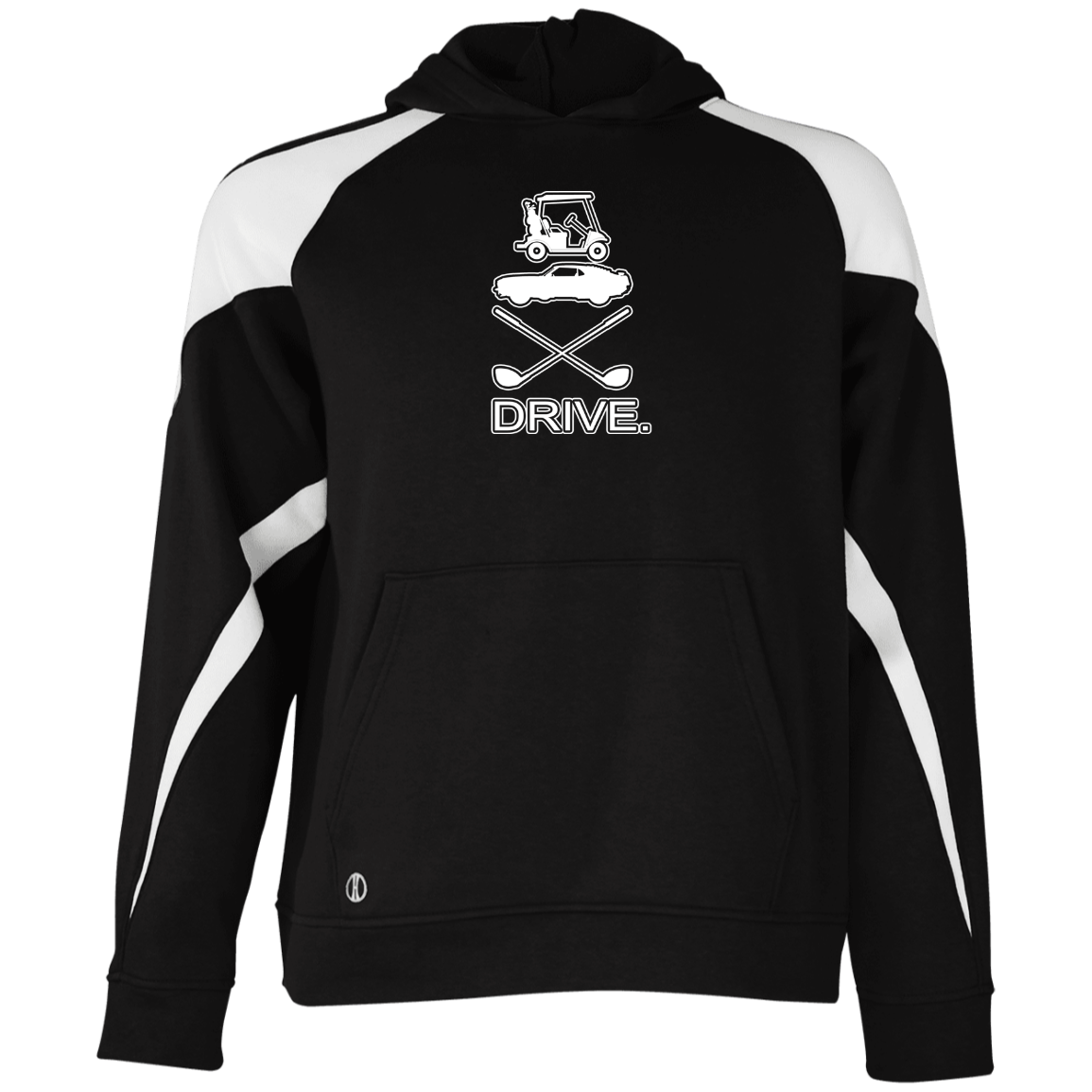 OPG Custom Design #8. Drive. Youth Athletic Colorblock Fleece Hoodie