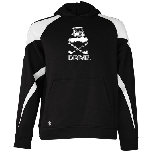 OPG Custom Design #8. Drive. Youth Athletic Colorblock Fleece Hoodie