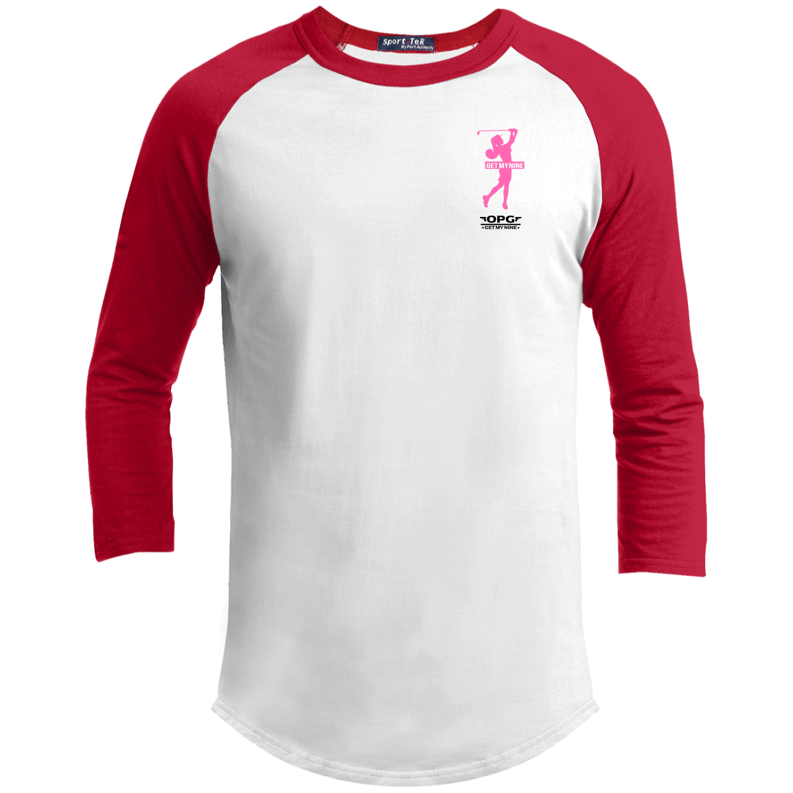 OPG Custom Design #16. Get My Nine. Female Version. Youth 3/4 Raglan Sleeve Shirt