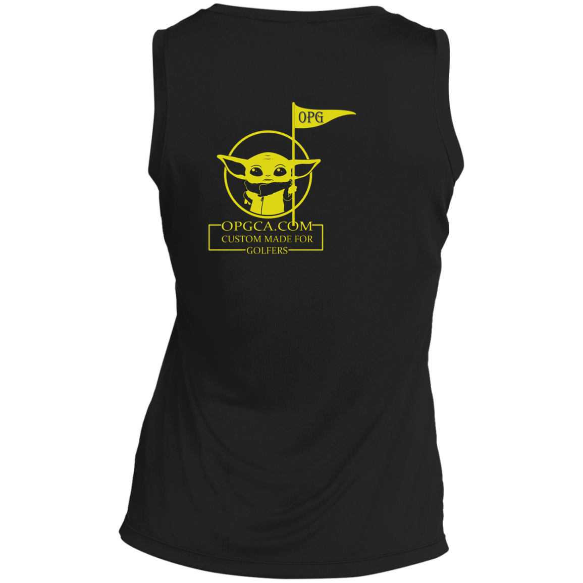 OPG Custom Design #21. May the course be with you. Parody / Fan Art. Ladies' Sleeveless V-Neck