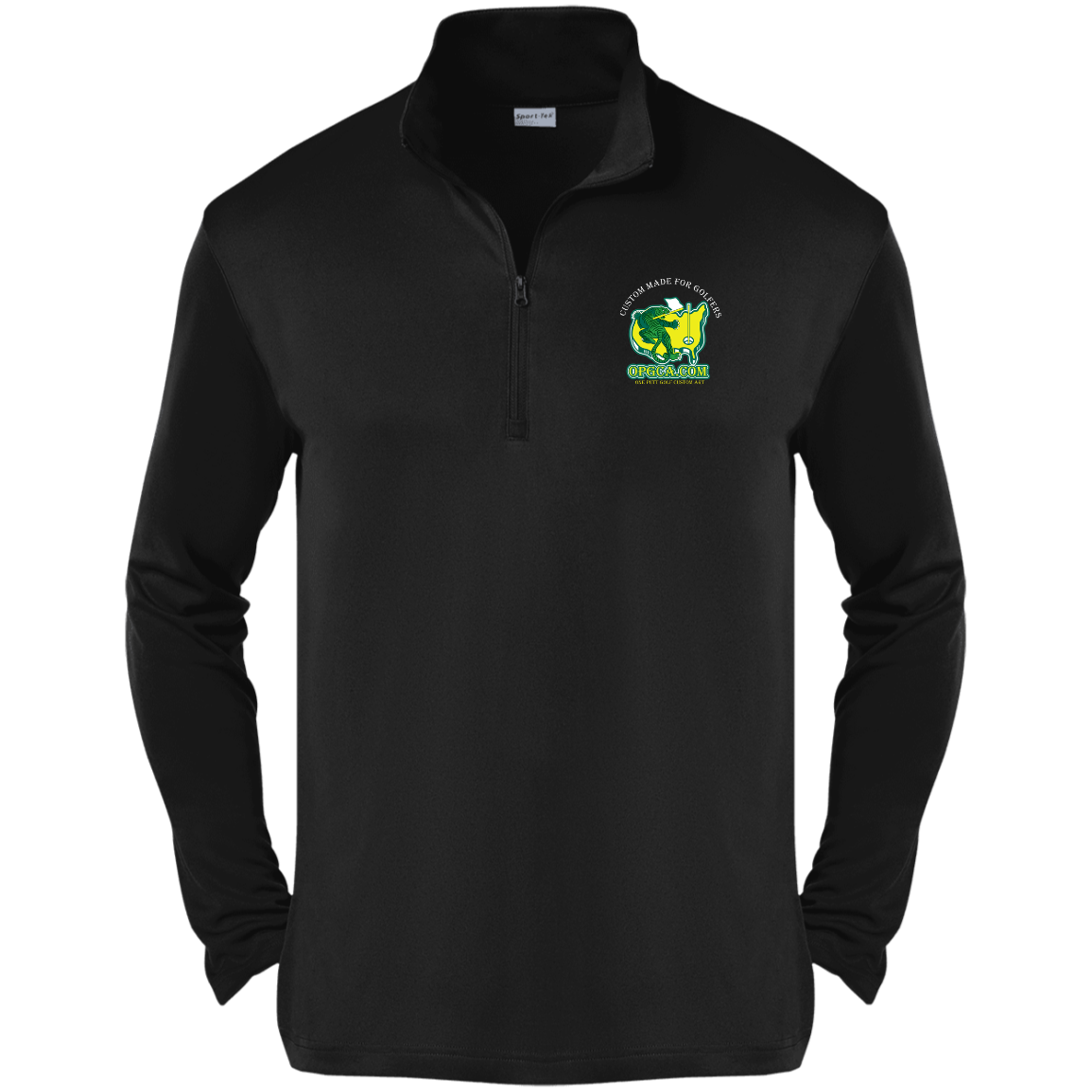 OPG Custom Design #26. Tiger Woods Fan Art. 2019 Master's Champion. Competitor 1/4-Zip Pullover