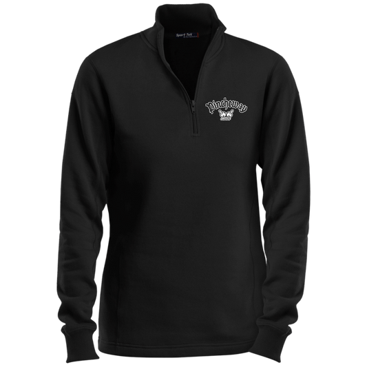 ZZZ#27 OPG Custom Design. Pincheway. Ladies 1/4 Zip Sweatshirt