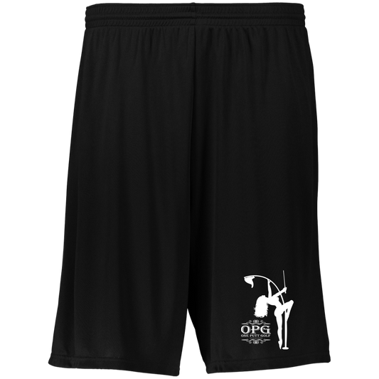 OPG Custom Design #10. Flag Pole. Moisture-Wicking 9 inch Inseam Training Shorts