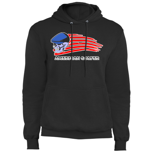 OPG Custom Design #12. American Golfer. Male Edition. Fleece Pullover Hoodie