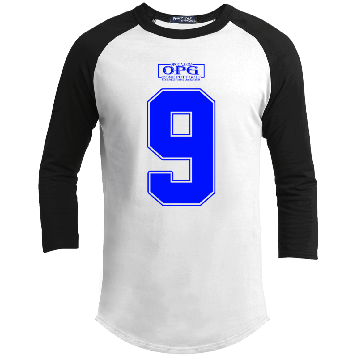 OPG Custom Design #17. Back 9. Youth 3/4 Raglan Sleeve Shirt